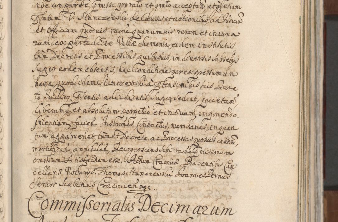Zdjęcie nr 95 dla obiektu archiwalnego: Acta actorum, decretorum, sententiarum, erectionum, confirmationum, institutionum, resignationum, constitutionum, provisionum, quietationum, submissionum, protestationum, substitutionum R. D. Petri Gembicki, episcopi Cracoviensis, ducis Severiae in a. D. 1650 et 1651 acticatorum. Volumen V