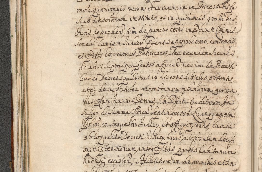 Zdjęcie nr 94 dla obiektu archiwalnego: Acta actorum, decretorum, sententiarum, erectionum, confirmationum, institutionum, resignationum, constitutionum, provisionum, quietationum, submissionum, protestationum, substitutionum R. D. Petri Gembicki, episcopi Cracoviensis, ducis Severiae in a. D. 1650 et 1651 acticatorum. Volumen V