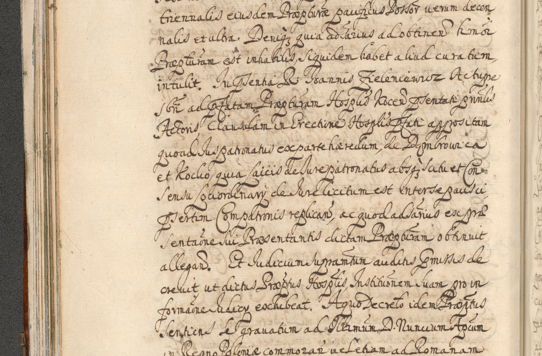 Zdjęcie nr 90 dla obiektu archiwalnego: Acta actorum, decretorum, sententiarum, erectionum, confirmationum, institutionum, resignationum, constitutionum, provisionum, quietationum, submissionum, protestationum, substitutionum R. D. Petri Gembicki, episcopi Cracoviensis, ducis Severiae in a. D. 1650 et 1651 acticatorum. Volumen V