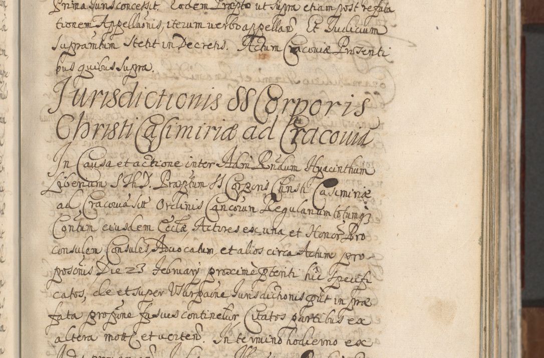 Zdjęcie nr 91 dla obiektu archiwalnego: Acta actorum, decretorum, sententiarum, erectionum, confirmationum, institutionum, resignationum, constitutionum, provisionum, quietationum, submissionum, protestationum, substitutionum R. D. Petri Gembicki, episcopi Cracoviensis, ducis Severiae in a. D. 1650 et 1651 acticatorum. Volumen V
