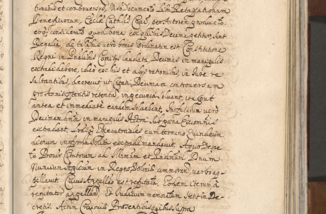 Zdjęcie nr 79 dla obiektu archiwalnego: Acta actorum, decretorum, sententiarum, erectionum, confirmationum, institutionum, resignationum, constitutionum, provisionum, quietationum, submissionum, protestationum, substitutionum R. D. Petri Gembicki, episcopi Cracoviensis, ducis Severiae in a. D. 1650 et 1651 acticatorum. Volumen V