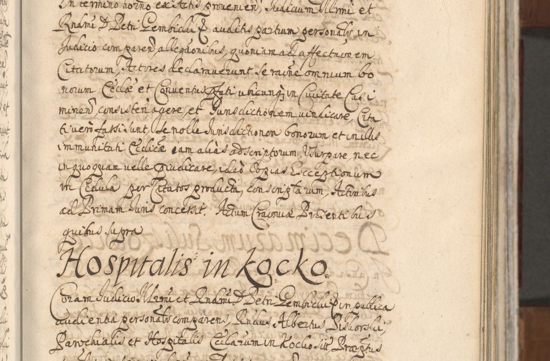 Zdjęcie nr 77 dla obiektu archiwalnego: Acta actorum, decretorum, sententiarum, erectionum, confirmationum, institutionum, resignationum, constitutionum, provisionum, quietationum, submissionum, protestationum, substitutionum R. D. Petri Gembicki, episcopi Cracoviensis, ducis Severiae in a. D. 1650 et 1651 acticatorum. Volumen V
