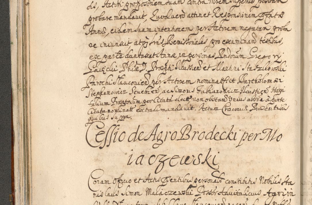 Zdjęcie nr 84 dla obiektu archiwalnego: Acta actorum, decretorum, sententiarum, erectionum, confirmationum, institutionum, resignationum, constitutionum, provisionum, quietationum, submissionum, protestationum, substitutionum R. D. Petri Gembicki, episcopi Cracoviensis, ducis Severiae in a. D. 1650 et 1651 acticatorum. Volumen V