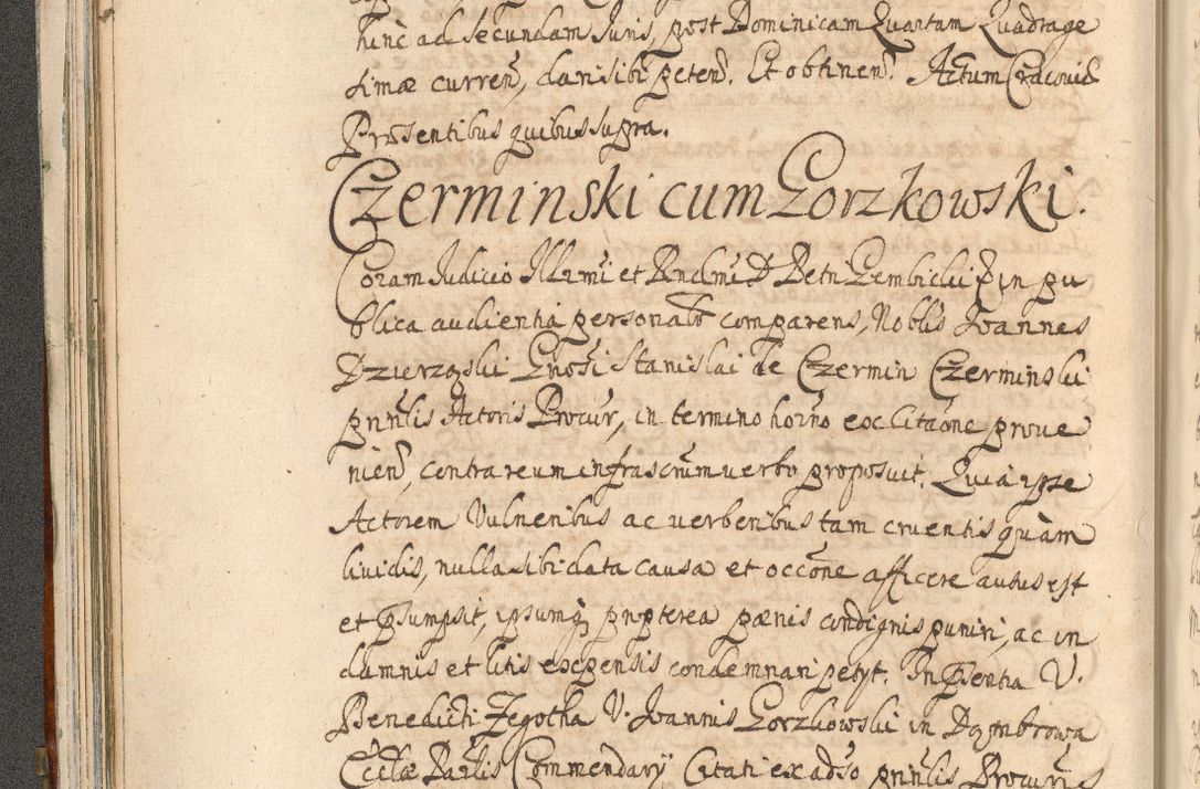 Zdjęcie nr 82 dla obiektu archiwalnego: Acta actorum, decretorum, sententiarum, erectionum, confirmationum, institutionum, resignationum, constitutionum, provisionum, quietationum, submissionum, protestationum, substitutionum R. D. Petri Gembicki, episcopi Cracoviensis, ducis Severiae in a. D. 1650 et 1651 acticatorum. Volumen V