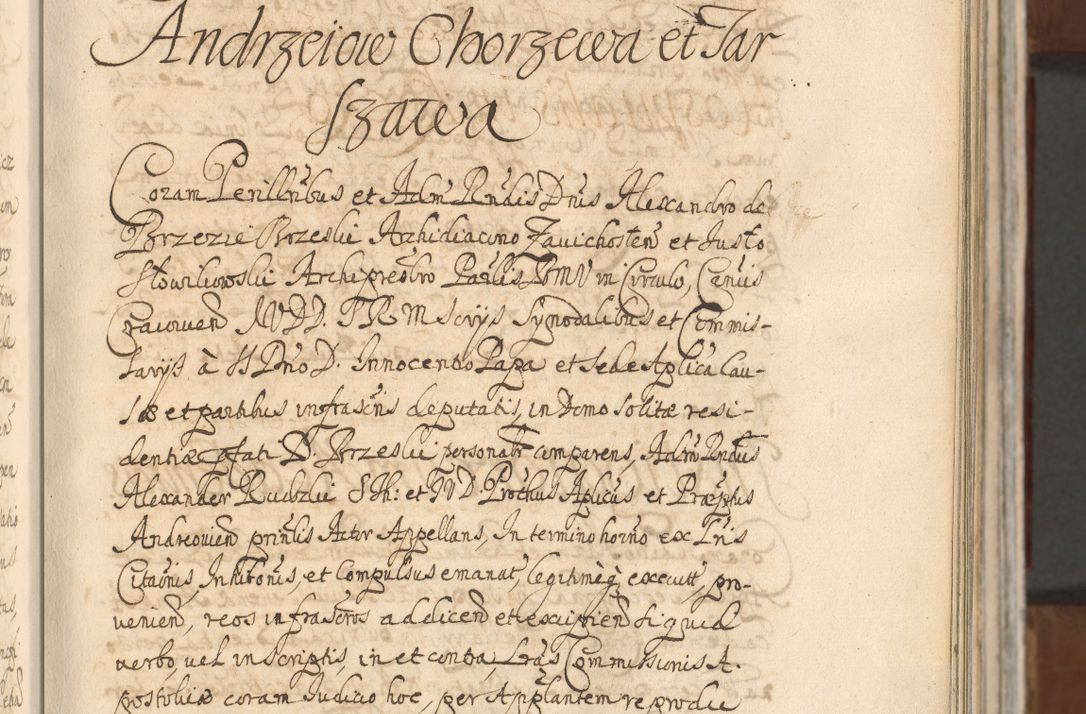 Zdjęcie nr 71 dla obiektu archiwalnego: Acta actorum, decretorum, sententiarum, erectionum, confirmationum, institutionum, resignationum, constitutionum, provisionum, quietationum, submissionum, protestationum, substitutionum R. D. Petri Gembicki, episcopi Cracoviensis, ducis Severiae in a. D. 1650 et 1651 acticatorum. Volumen V