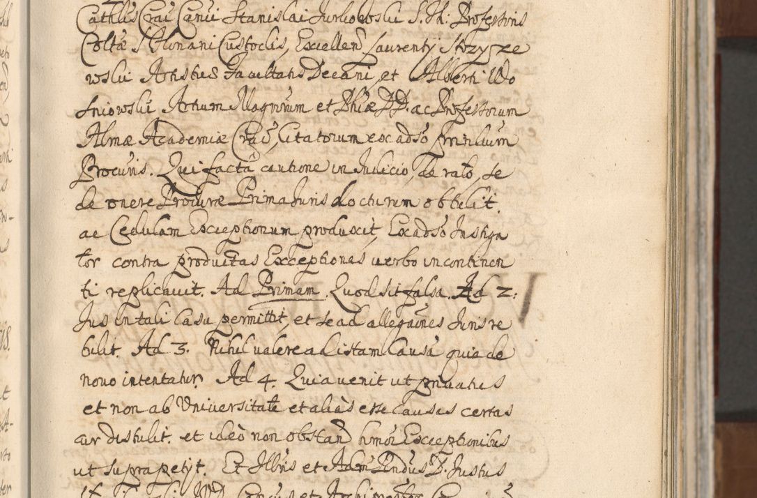 Zdjęcie nr 73 dla obiektu archiwalnego: Acta actorum, decretorum, sententiarum, erectionum, confirmationum, institutionum, resignationum, constitutionum, provisionum, quietationum, submissionum, protestationum, substitutionum R. D. Petri Gembicki, episcopi Cracoviensis, ducis Severiae in a. D. 1650 et 1651 acticatorum. Volumen V