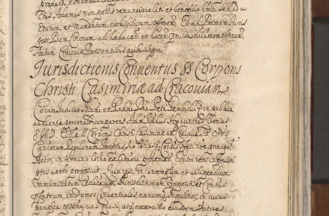Zdjęcie nr 65 dla obiektu archiwalnego: Acta actorum, decretorum, sententiarum, erectionum, confirmationum, institutionum, resignationum, constitutionum, provisionum, quietationum, submissionum, protestationum, substitutionum R. D. Petri Gembicki, episcopi Cracoviensis, ducis Severiae in a. D. 1650 et 1651 acticatorum. Volumen V