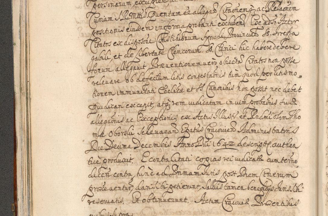 Zdjęcie nr 66 dla obiektu archiwalnego: Acta actorum, decretorum, sententiarum, erectionum, confirmationum, institutionum, resignationum, constitutionum, provisionum, quietationum, submissionum, protestationum, substitutionum R. D. Petri Gembicki, episcopi Cracoviensis, ducis Severiae in a. D. 1650 et 1651 acticatorum. Volumen V