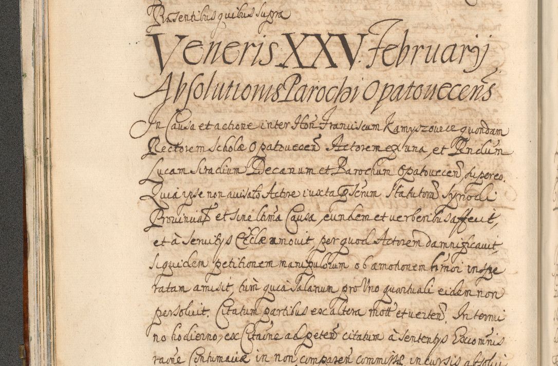 Zdjęcie nr 68 dla obiektu archiwalnego: Acta actorum, decretorum, sententiarum, erectionum, confirmationum, institutionum, resignationum, constitutionum, provisionum, quietationum, submissionum, protestationum, substitutionum R. D. Petri Gembicki, episcopi Cracoviensis, ducis Severiae in a. D. 1650 et 1651 acticatorum. Volumen V
