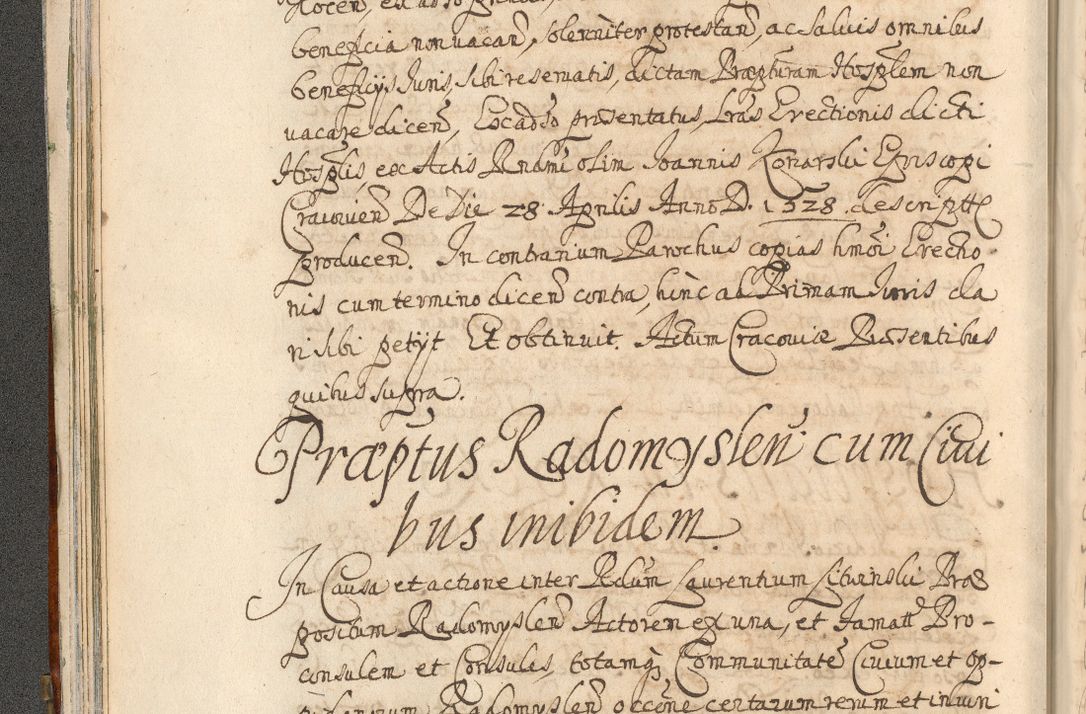 Zdjęcie nr 58 dla obiektu archiwalnego: Acta actorum, decretorum, sententiarum, erectionum, confirmationum, institutionum, resignationum, constitutionum, provisionum, quietationum, submissionum, protestationum, substitutionum R. D. Petri Gembicki, episcopi Cracoviensis, ducis Severiae in a. D. 1650 et 1651 acticatorum. Volumen V