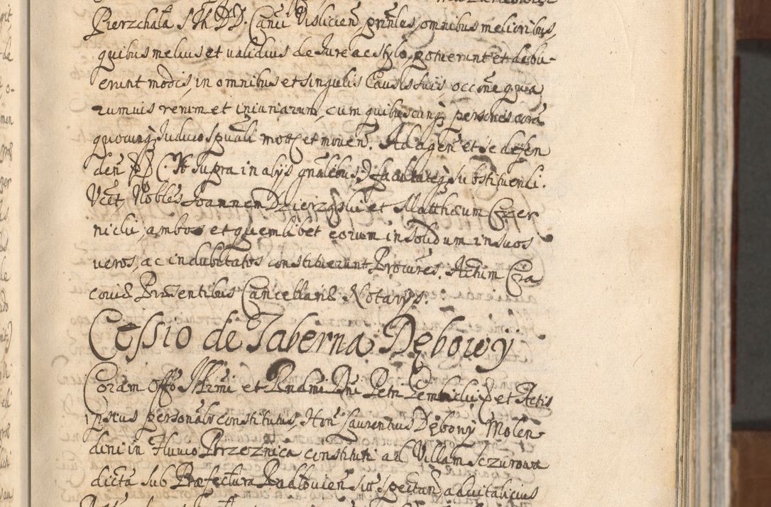 Zdjęcie nr 47 dla obiektu archiwalnego: Acta actorum, decretorum, sententiarum, erectionum, confirmationum, institutionum, resignationum, constitutionum, provisionum, quietationum, submissionum, protestationum, substitutionum R. D. Petri Gembicki, episcopi Cracoviensis, ducis Severiae in a. D. 1650 et 1651 acticatorum. Volumen V