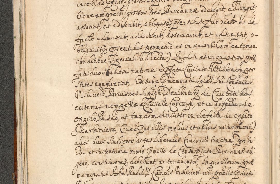 Zdjęcie nr 46 dla obiektu archiwalnego: Acta actorum, decretorum, sententiarum, erectionum, confirmationum, institutionum, resignationum, constitutionum, provisionum, quietationum, submissionum, protestationum, substitutionum R. D. Petri Gembicki, episcopi Cracoviensis, ducis Severiae in a. D. 1650 et 1651 acticatorum. Volumen V