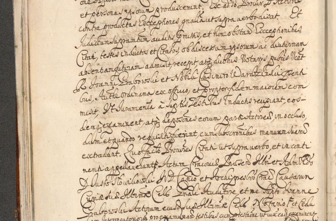 Zdjęcie nr 50 dla obiektu archiwalnego: Acta actorum, decretorum, sententiarum, erectionum, confirmationum, institutionum, resignationum, constitutionum, provisionum, quietationum, submissionum, protestationum, substitutionum R. D. Petri Gembicki, episcopi Cracoviensis, ducis Severiae in a. D. 1650 et 1651 acticatorum. Volumen V