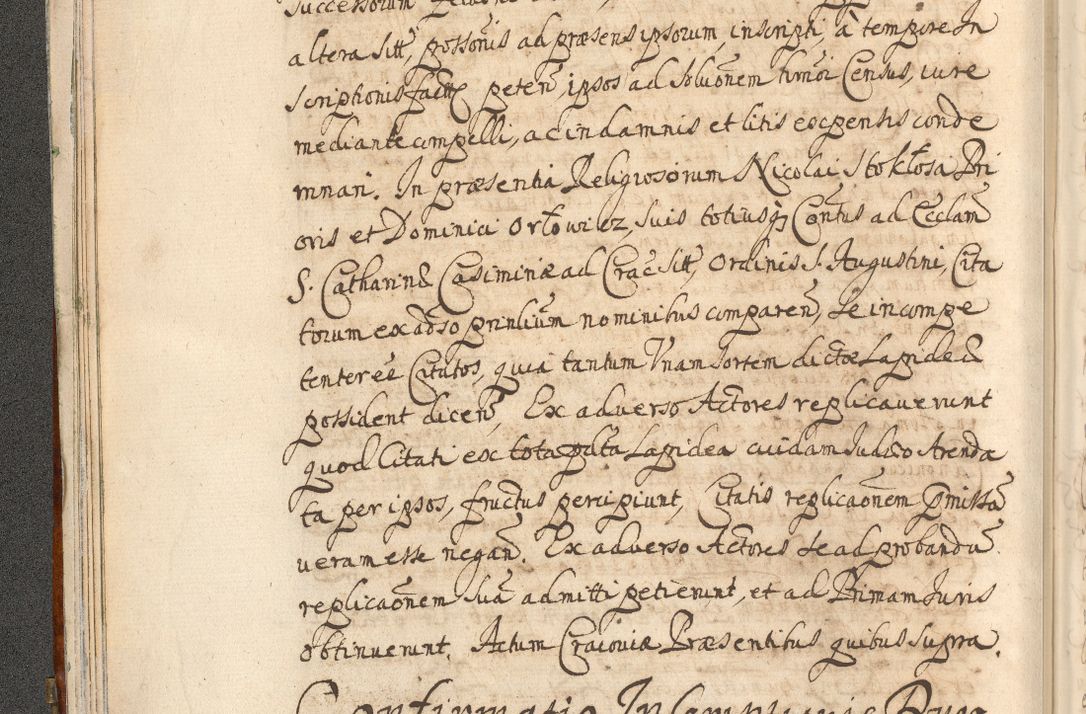 Zdjęcie nr 42 dla obiektu archiwalnego: Acta actorum, decretorum, sententiarum, erectionum, confirmationum, institutionum, resignationum, constitutionum, provisionum, quietationum, submissionum, protestationum, substitutionum R. D. Petri Gembicki, episcopi Cracoviensis, ducis Severiae in a. D. 1650 et 1651 acticatorum. Volumen V