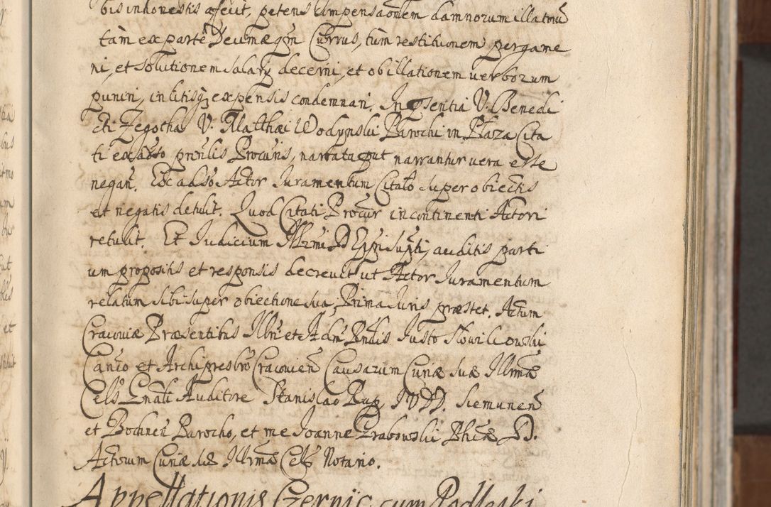 Zdjęcie nr 39 dla obiektu archiwalnego: Acta actorum, decretorum, sententiarum, erectionum, confirmationum, institutionum, resignationum, constitutionum, provisionum, quietationum, submissionum, protestationum, substitutionum R. D. Petri Gembicki, episcopi Cracoviensis, ducis Severiae in a. D. 1650 et 1651 acticatorum. Volumen V