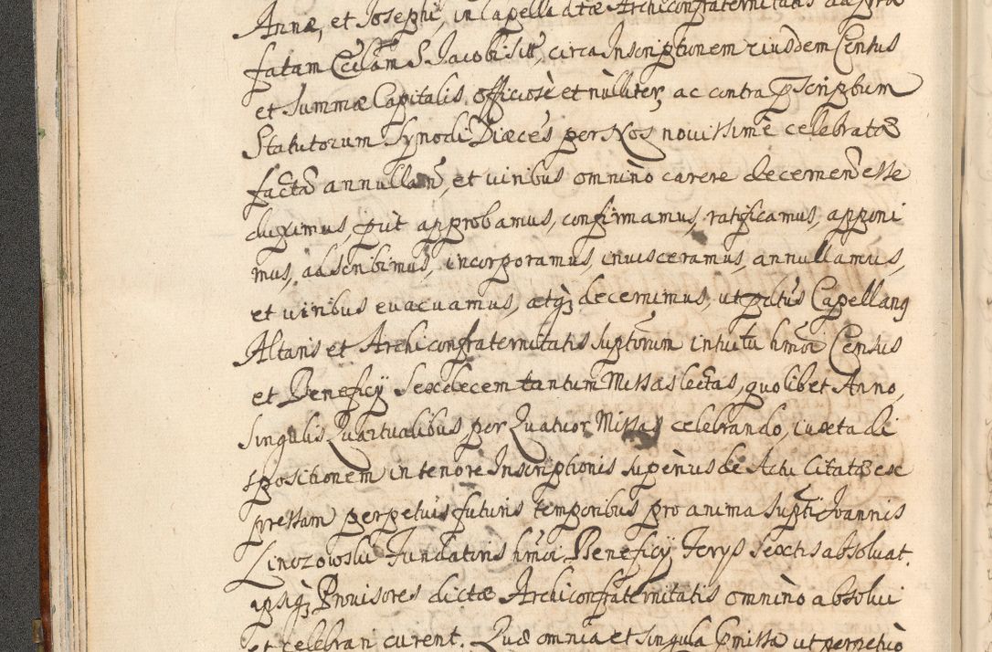 Zdjęcie nr 36 dla obiektu archiwalnego: Acta actorum, decretorum, sententiarum, erectionum, confirmationum, institutionum, resignationum, constitutionum, provisionum, quietationum, submissionum, protestationum, substitutionum R. D. Petri Gembicki, episcopi Cracoviensis, ducis Severiae in a. D. 1650 et 1651 acticatorum. Volumen V