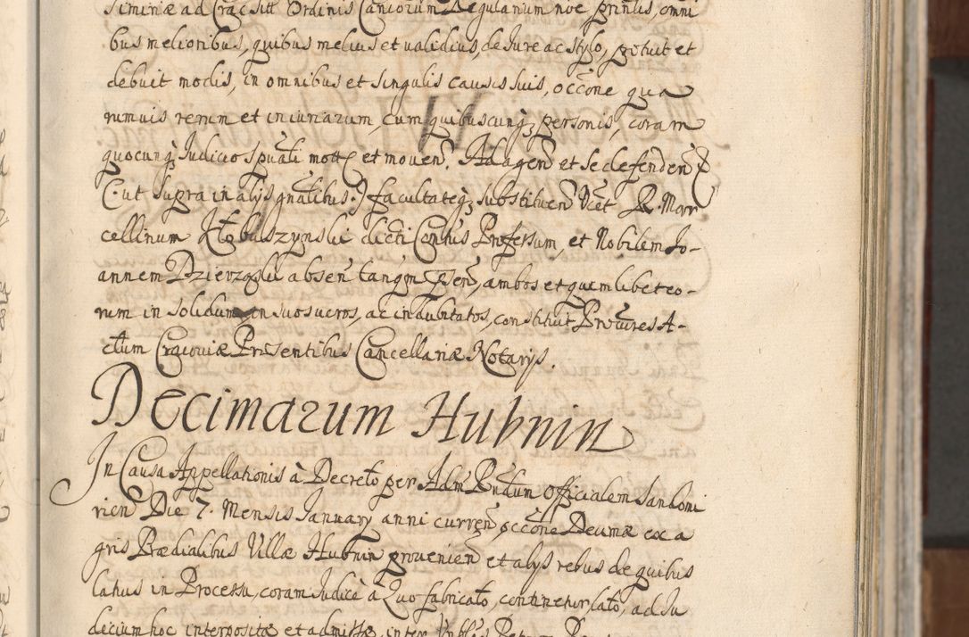 Zdjęcie nr 31 dla obiektu archiwalnego: Acta actorum, decretorum, sententiarum, erectionum, confirmationum, institutionum, resignationum, constitutionum, provisionum, quietationum, submissionum, protestationum, substitutionum R. D. Petri Gembicki, episcopi Cracoviensis, ducis Severiae in a. D. 1650 et 1651 acticatorum. Volumen V