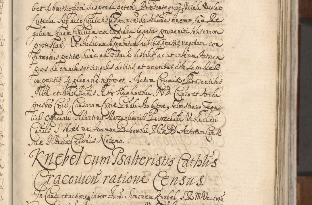 Zdjęcie nr 33 dla obiektu archiwalnego: Acta actorum, decretorum, sententiarum, erectionum, confirmationum, institutionum, resignationum, constitutionum, provisionum, quietationum, submissionum, protestationum, substitutionum R. D. Petri Gembicki, episcopi Cracoviensis, ducis Severiae in a. D. 1650 et 1651 acticatorum. Volumen V