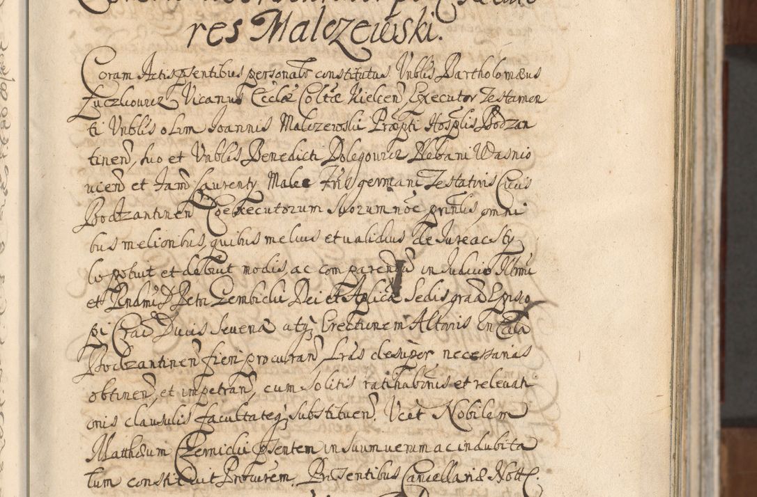 Zdjęcie nr 21 dla obiektu archiwalnego: Acta actorum, decretorum, sententiarum, erectionum, confirmationum, institutionum, resignationum, constitutionum, provisionum, quietationum, submissionum, protestationum, substitutionum R. D. Petri Gembicki, episcopi Cracoviensis, ducis Severiae in a. D. 1650 et 1651 acticatorum. Volumen V