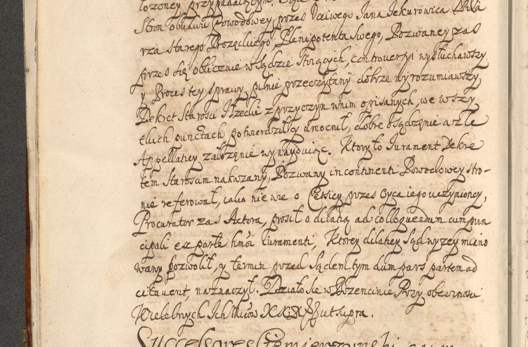 Zdjęcie nr 16 dla obiektu archiwalnego: Acta actorum, decretorum, sententiarum, erectionum, confirmationum, institutionum, resignationum, constitutionum, provisionum, quietationum, submissionum, protestationum, substitutionum R. D. Petri Gembicki, episcopi Cracoviensis, ducis Severiae in a. D. 1650 et 1651 acticatorum. Volumen V