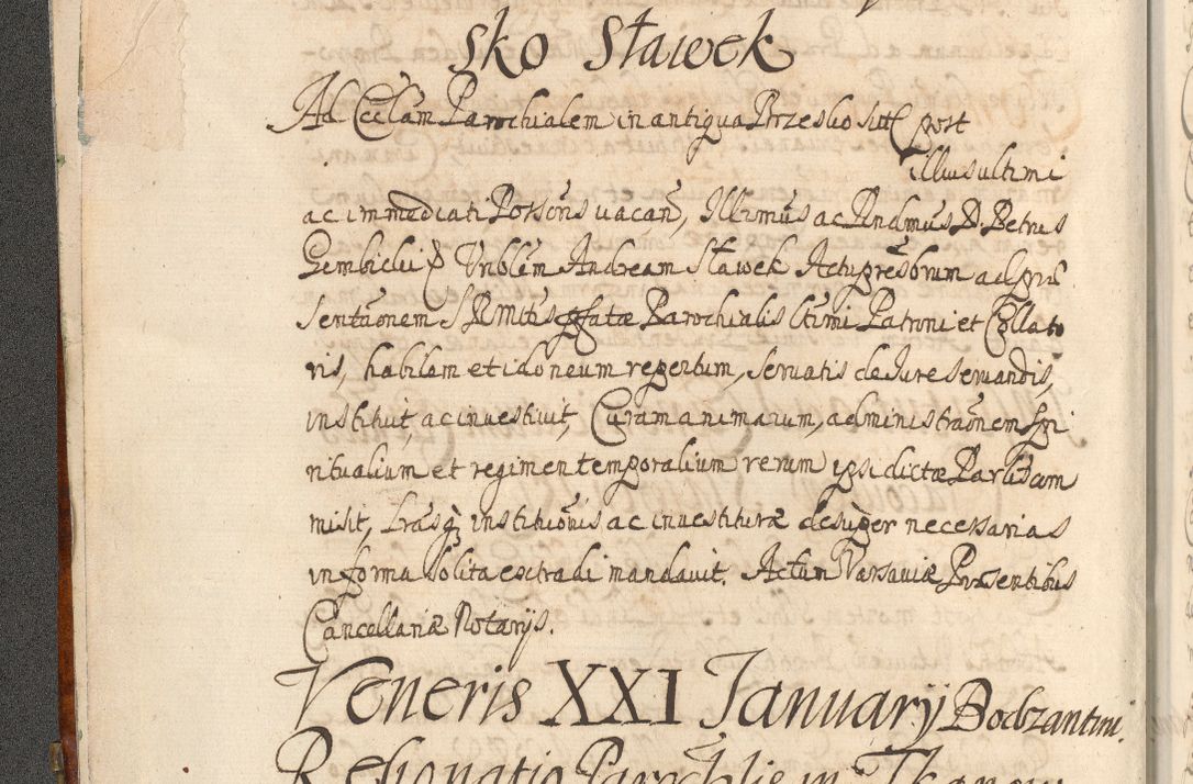 Zdjęcie nr 12 dla obiektu archiwalnego: Acta actorum, decretorum, sententiarum, erectionum, confirmationum, institutionum, resignationum, constitutionum, provisionum, quietationum, submissionum, protestationum, substitutionum R. D. Petri Gembicki, episcopi Cracoviensis, ducis Severiae in a. D. 1650 et 1651 acticatorum. Volumen V
