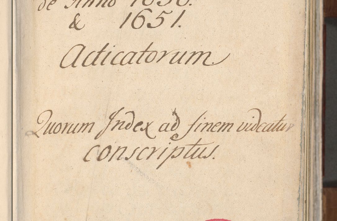 Zdjęcie nr 6 dla obiektu archiwalnego: Acta actorum, decretorum, sententiarum, erectionum, confirmationum, institutionum, resignationum, constitutionum, provisionum, quietationum, submissionum, protestationum, substitutionum R. D. Petri Gembicki, episcopi Cracoviensis, ducis Severiae in a. D. 1650 et 1651 acticatorum. Volumen V