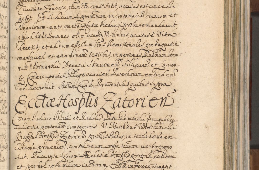 Zdjęcie nr 391 dla obiektu archiwalnego: Acta actorum, decretorum, sententiarum, erectionum, confirmationum, institutionum, resignationum, constitutionum, provisionum, quietationum, submissionum, protestationum, substitutionum R. D. Petri Gembicki, episcopi Cracoviensis, ducis Severiae in a. D. 1650 et 1651 acticatorum. Volumen V