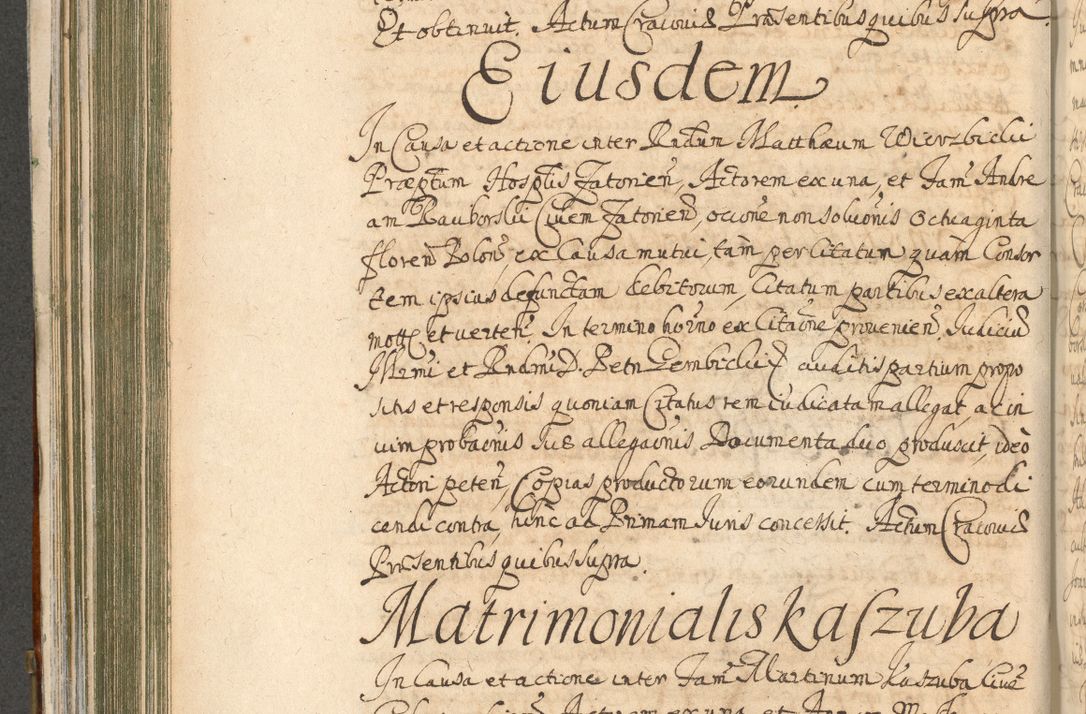 Zdjęcie nr 392 dla obiektu archiwalnego: Acta actorum, decretorum, sententiarum, erectionum, confirmationum, institutionum, resignationum, constitutionum, provisionum, quietationum, submissionum, protestationum, substitutionum R. D. Petri Gembicki, episcopi Cracoviensis, ducis Severiae in a. D. 1650 et 1651 acticatorum. Volumen V
