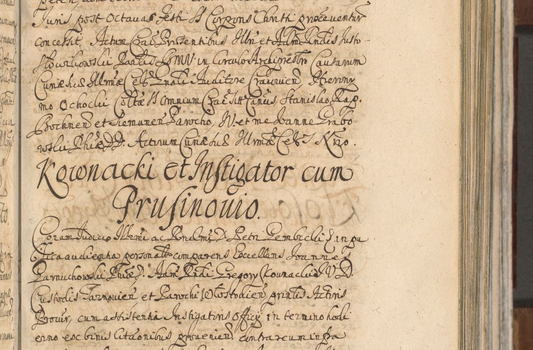 Zdjęcie nr 387 dla obiektu archiwalnego: Acta actorum, decretorum, sententiarum, erectionum, confirmationum, institutionum, resignationum, constitutionum, provisionum, quietationum, submissionum, protestationum, substitutionum R. D. Petri Gembicki, episcopi Cracoviensis, ducis Severiae in a. D. 1650 et 1651 acticatorum. Volumen V