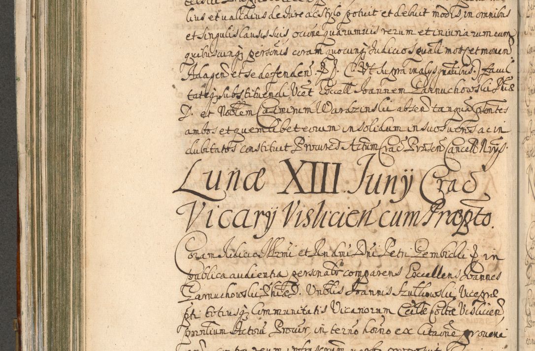 Zdjęcie nr 386 dla obiektu archiwalnego: Acta actorum, decretorum, sententiarum, erectionum, confirmationum, institutionum, resignationum, constitutionum, provisionum, quietationum, submissionum, protestationum, substitutionum R. D. Petri Gembicki, episcopi Cracoviensis, ducis Severiae in a. D. 1650 et 1651 acticatorum. Volumen V