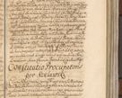 Zdjęcie nr 385 dla obiektu archiwalnego: Acta actorum, decretorum, sententiarum, erectionum, confirmationum, institutionum, resignationum, constitutionum, provisionum, quietationum, submissionum, protestationum, substitutionum R. D. Petri Gembicki, episcopi Cracoviensis, ducis Severiae in a. D. 1650 et 1651 acticatorum. Volumen V