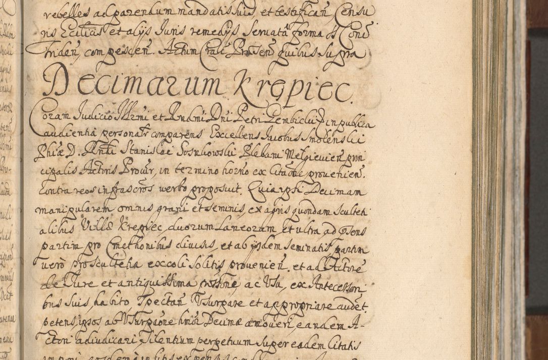 Zdjęcie nr 375 dla obiektu archiwalnego: Acta actorum, decretorum, sententiarum, erectionum, confirmationum, institutionum, resignationum, constitutionum, provisionum, quietationum, submissionum, protestationum, substitutionum R. D. Petri Gembicki, episcopi Cracoviensis, ducis Severiae in a. D. 1650 et 1651 acticatorum. Volumen V