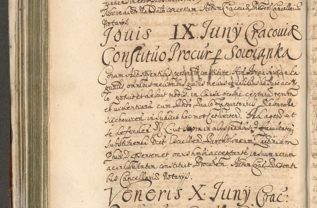 Zdjęcie nr 378 dla obiektu archiwalnego: Acta actorum, decretorum, sententiarum, erectionum, confirmationum, institutionum, resignationum, constitutionum, provisionum, quietationum, submissionum, protestationum, substitutionum R. D. Petri Gembicki, episcopi Cracoviensis, ducis Severiae in a. D. 1650 et 1651 acticatorum. Volumen V