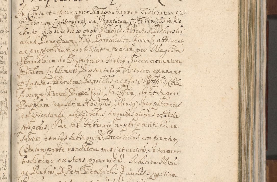 Zdjęcie nr 367 dla obiektu archiwalnego: Acta actorum, decretorum, sententiarum, erectionum, confirmationum, institutionum, resignationum, constitutionum, provisionum, quietationum, submissionum, protestationum, substitutionum R. D. Petri Gembicki, episcopi Cracoviensis, ducis Severiae in a. D. 1650 et 1651 acticatorum. Volumen V