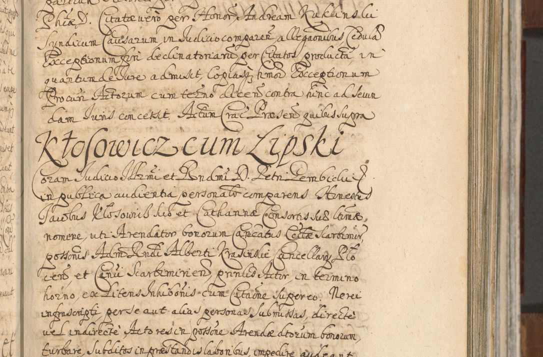 Zdjęcie nr 373 dla obiektu archiwalnego: Acta actorum, decretorum, sententiarum, erectionum, confirmationum, institutionum, resignationum, constitutionum, provisionum, quietationum, submissionum, protestationum, substitutionum R. D. Petri Gembicki, episcopi Cracoviensis, ducis Severiae in a. D. 1650 et 1651 acticatorum. Volumen V