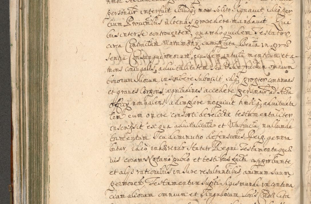 Zdjęcie nr 370 dla obiektu archiwalnego: Acta actorum, decretorum, sententiarum, erectionum, confirmationum, institutionum, resignationum, constitutionum, provisionum, quietationum, submissionum, protestationum, substitutionum R. D. Petri Gembicki, episcopi Cracoviensis, ducis Severiae in a. D. 1650 et 1651 acticatorum. Volumen V
