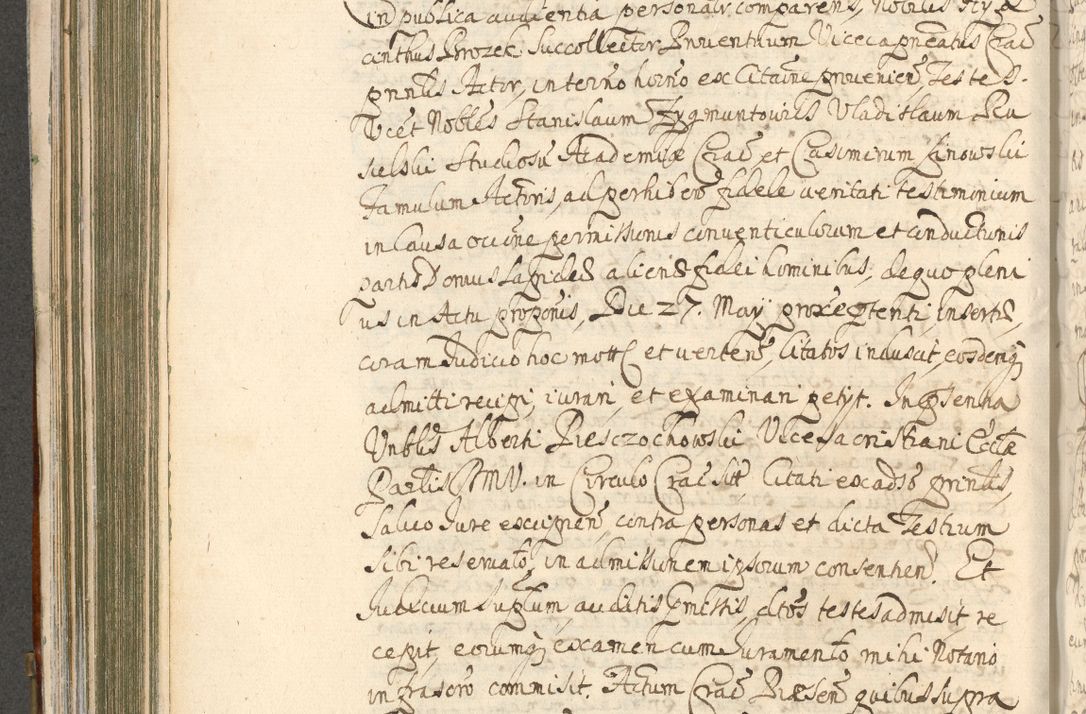 Zdjęcie nr 362 dla obiektu archiwalnego: Acta actorum, decretorum, sententiarum, erectionum, confirmationum, institutionum, resignationum, constitutionum, provisionum, quietationum, submissionum, protestationum, substitutionum R. D. Petri Gembicki, episcopi Cracoviensis, ducis Severiae in a. D. 1650 et 1651 acticatorum. Volumen V