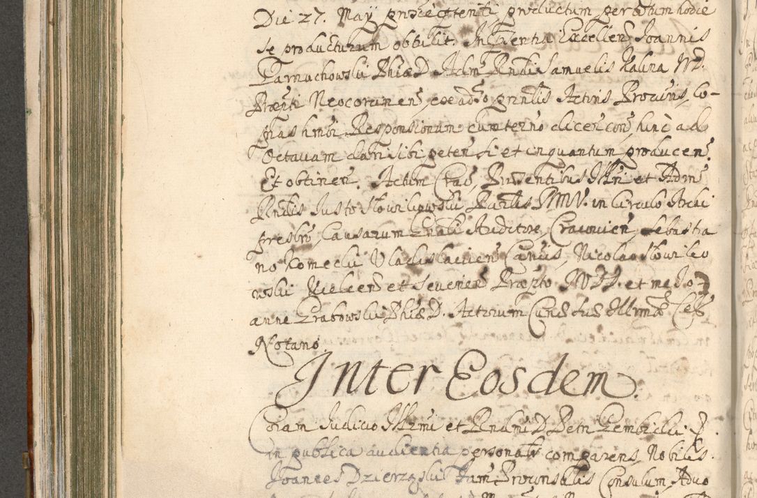 Zdjęcie nr 366 dla obiektu archiwalnego: Acta actorum, decretorum, sententiarum, erectionum, confirmationum, institutionum, resignationum, constitutionum, provisionum, quietationum, submissionum, protestationum, substitutionum R. D. Petri Gembicki, episcopi Cracoviensis, ducis Severiae in a. D. 1650 et 1651 acticatorum. Volumen V