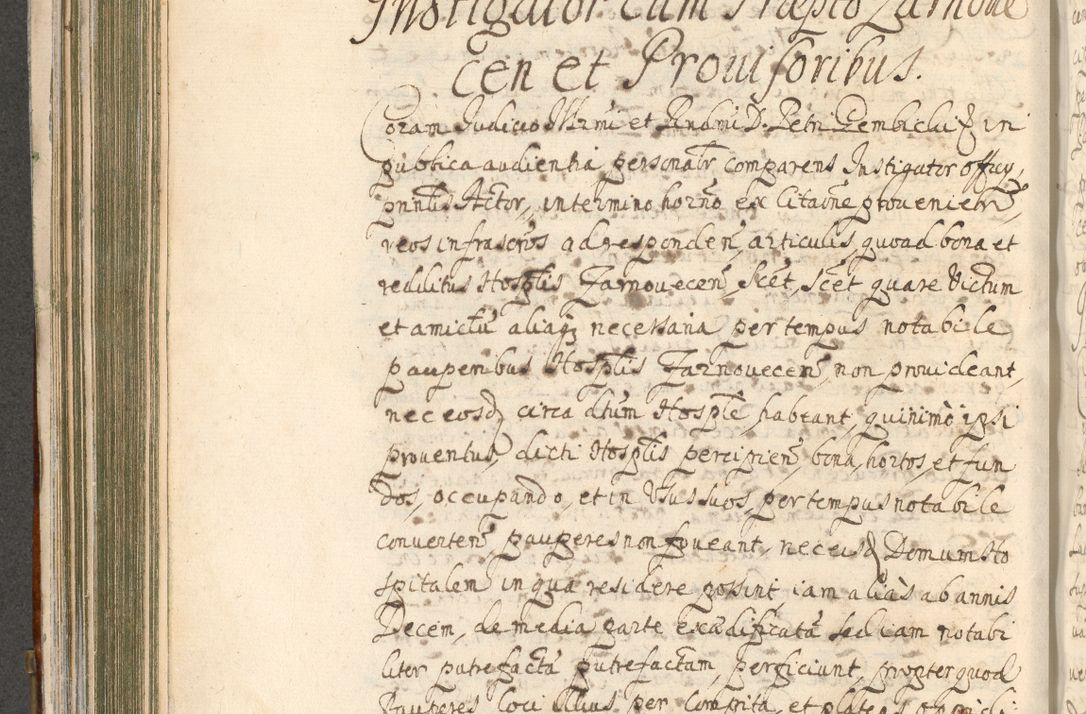 Zdjęcie nr 360 dla obiektu archiwalnego: Acta actorum, decretorum, sententiarum, erectionum, confirmationum, institutionum, resignationum, constitutionum, provisionum, quietationum, submissionum, protestationum, substitutionum R. D. Petri Gembicki, episcopi Cracoviensis, ducis Severiae in a. D. 1650 et 1651 acticatorum. Volumen V