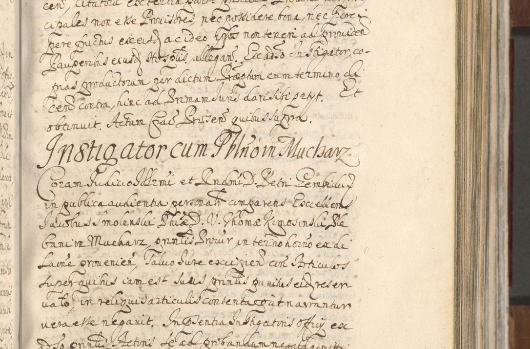 Zdjęcie nr 361 dla obiektu archiwalnego: Acta actorum, decretorum, sententiarum, erectionum, confirmationum, institutionum, resignationum, constitutionum, provisionum, quietationum, submissionum, protestationum, substitutionum R. D. Petri Gembicki, episcopi Cracoviensis, ducis Severiae in a. D. 1650 et 1651 acticatorum. Volumen V
