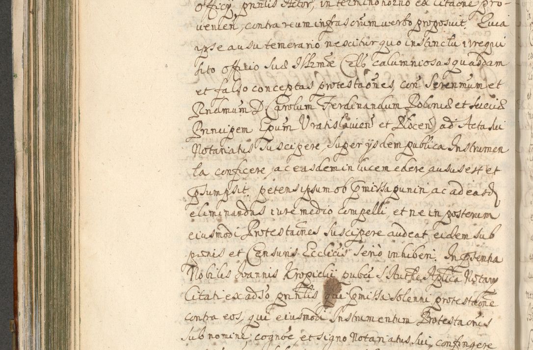 Zdjęcie nr 346 dla obiektu archiwalnego: Acta actorum, decretorum, sententiarum, erectionum, confirmationum, institutionum, resignationum, constitutionum, provisionum, quietationum, submissionum, protestationum, substitutionum R. D. Petri Gembicki, episcopi Cracoviensis, ducis Severiae in a. D. 1650 et 1651 acticatorum. Volumen V