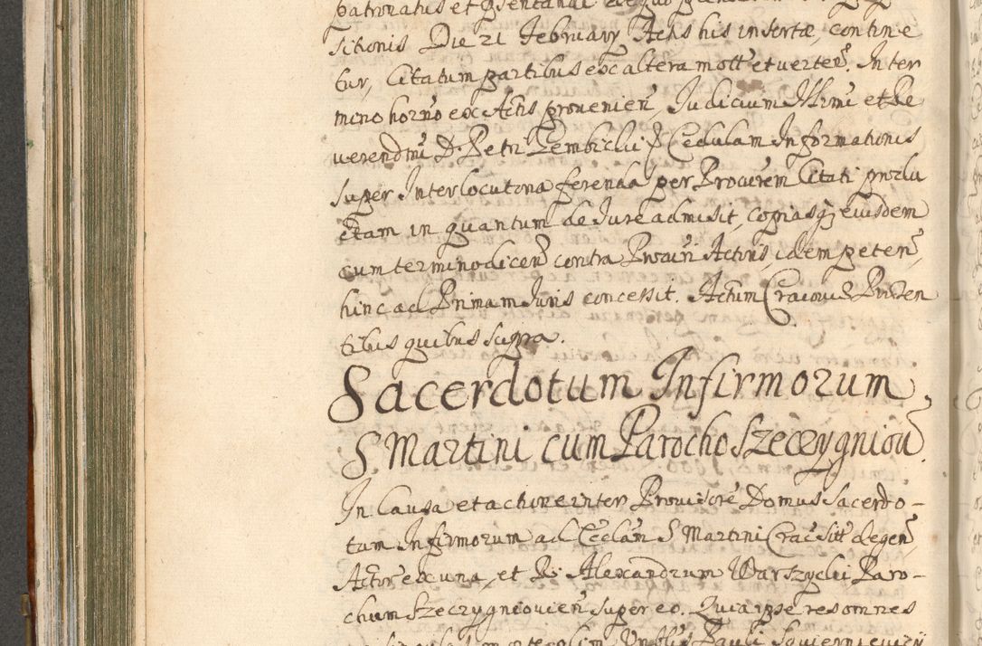 Zdjęcie nr 342 dla obiektu archiwalnego: Acta actorum, decretorum, sententiarum, erectionum, confirmationum, institutionum, resignationum, constitutionum, provisionum, quietationum, submissionum, protestationum, substitutionum R. D. Petri Gembicki, episcopi Cracoviensis, ducis Severiae in a. D. 1650 et 1651 acticatorum. Volumen V