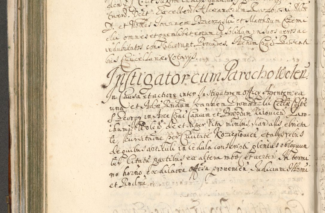 Zdjęcie nr 348 dla obiektu archiwalnego: Acta actorum, decretorum, sententiarum, erectionum, confirmationum, institutionum, resignationum, constitutionum, provisionum, quietationum, submissionum, protestationum, substitutionum R. D. Petri Gembicki, episcopi Cracoviensis, ducis Severiae in a. D. 1650 et 1651 acticatorum. Volumen V
