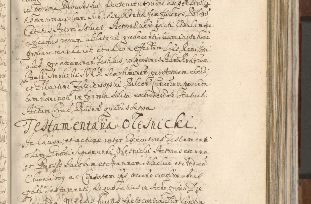 Zdjęcie nr 343 dla obiektu archiwalnego: Acta actorum, decretorum, sententiarum, erectionum, confirmationum, institutionum, resignationum, constitutionum, provisionum, quietationum, submissionum, protestationum, substitutionum R. D. Petri Gembicki, episcopi Cracoviensis, ducis Severiae in a. D. 1650 et 1651 acticatorum. Volumen V