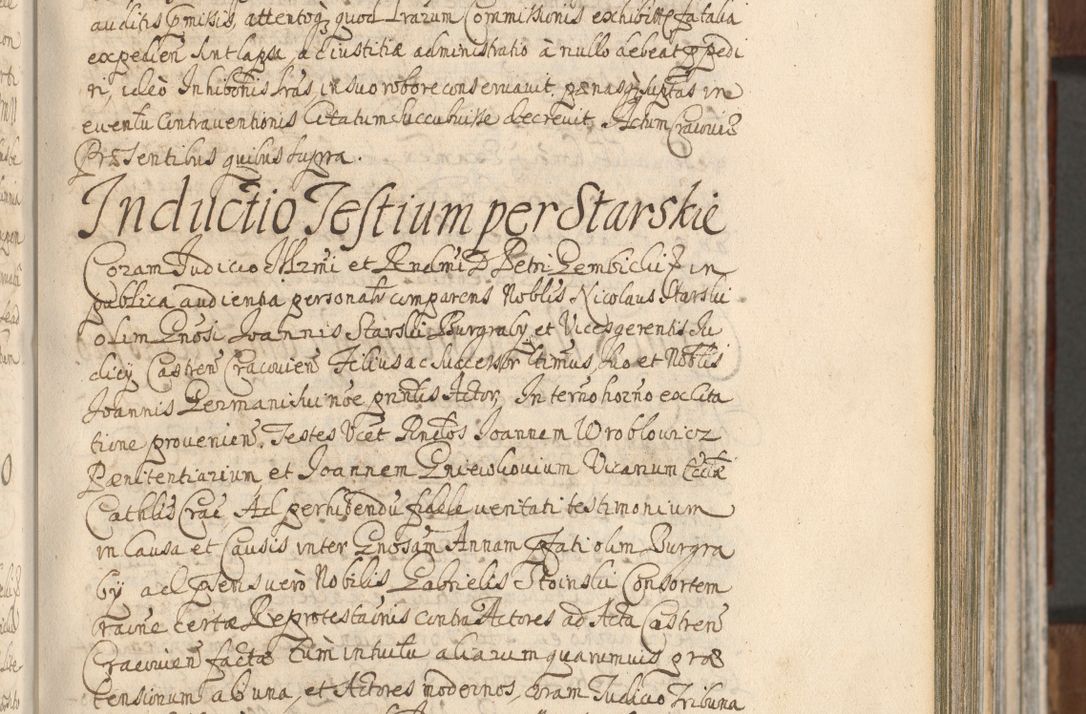 Zdjęcie nr 327 dla obiektu archiwalnego: Acta actorum, decretorum, sententiarum, erectionum, confirmationum, institutionum, resignationum, constitutionum, provisionum, quietationum, submissionum, protestationum, substitutionum R. D. Petri Gembicki, episcopi Cracoviensis, ducis Severiae in a. D. 1650 et 1651 acticatorum. Volumen V
