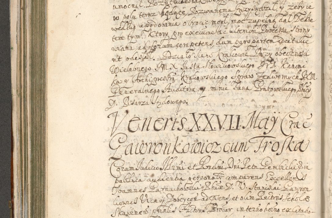 Zdjęcie nr 324 dla obiektu archiwalnego: Acta actorum, decretorum, sententiarum, erectionum, confirmationum, institutionum, resignationum, constitutionum, provisionum, quietationum, submissionum, protestationum, substitutionum R. D. Petri Gembicki, episcopi Cracoviensis, ducis Severiae in a. D. 1650 et 1651 acticatorum. Volumen V
