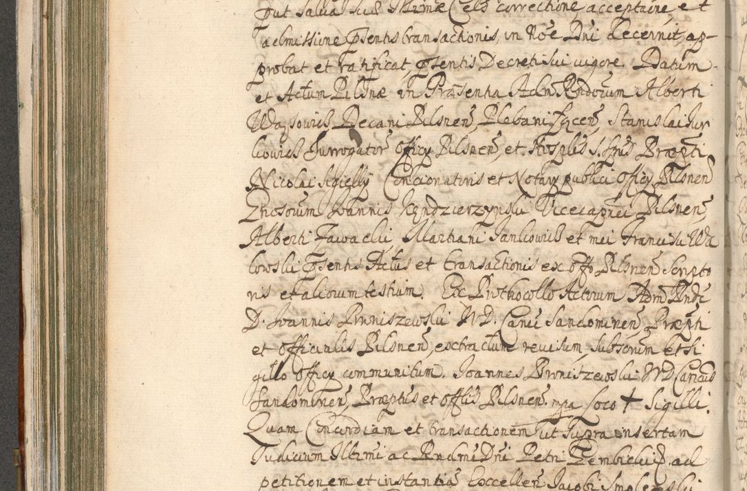 Zdjęcie nr 316 dla obiektu archiwalnego: Acta actorum, decretorum, sententiarum, erectionum, confirmationum, institutionum, resignationum, constitutionum, provisionum, quietationum, submissionum, protestationum, substitutionum R. D. Petri Gembicki, episcopi Cracoviensis, ducis Severiae in a. D. 1650 et 1651 acticatorum. Volumen V