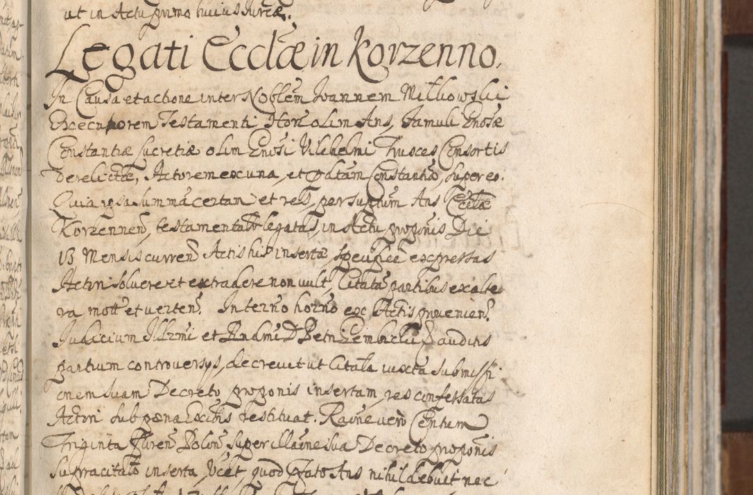 Zdjęcie nr 317 dla obiektu archiwalnego: Acta actorum, decretorum, sententiarum, erectionum, confirmationum, institutionum, resignationum, constitutionum, provisionum, quietationum, submissionum, protestationum, substitutionum R. D. Petri Gembicki, episcopi Cracoviensis, ducis Severiae in a. D. 1650 et 1651 acticatorum. Volumen V