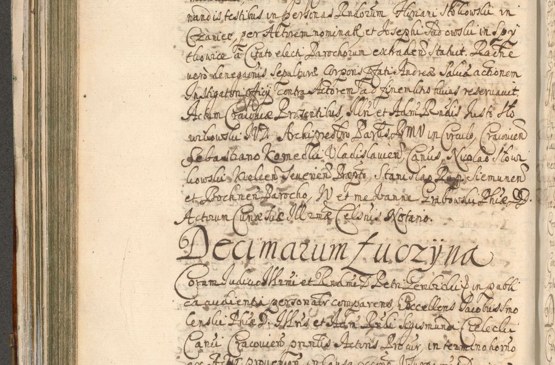 Zdjęcie nr 310 dla obiektu archiwalnego: Acta actorum, decretorum, sententiarum, erectionum, confirmationum, institutionum, resignationum, constitutionum, provisionum, quietationum, submissionum, protestationum, substitutionum R. D. Petri Gembicki, episcopi Cracoviensis, ducis Severiae in a. D. 1650 et 1651 acticatorum. Volumen V