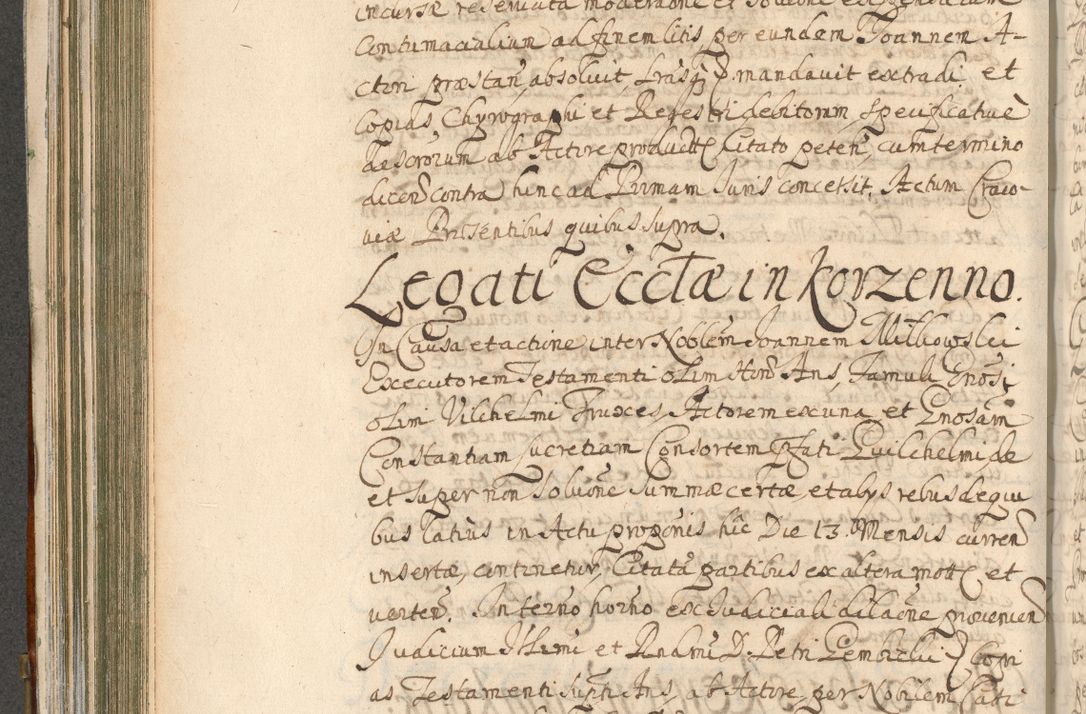 Zdjęcie nr 298 dla obiektu archiwalnego: Acta actorum, decretorum, sententiarum, erectionum, confirmationum, institutionum, resignationum, constitutionum, provisionum, quietationum, submissionum, protestationum, substitutionum R. D. Petri Gembicki, episcopi Cracoviensis, ducis Severiae in a. D. 1650 et 1651 acticatorum. Volumen V